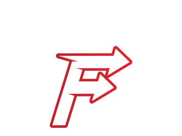 F logo and symbol vector icon app preview picture