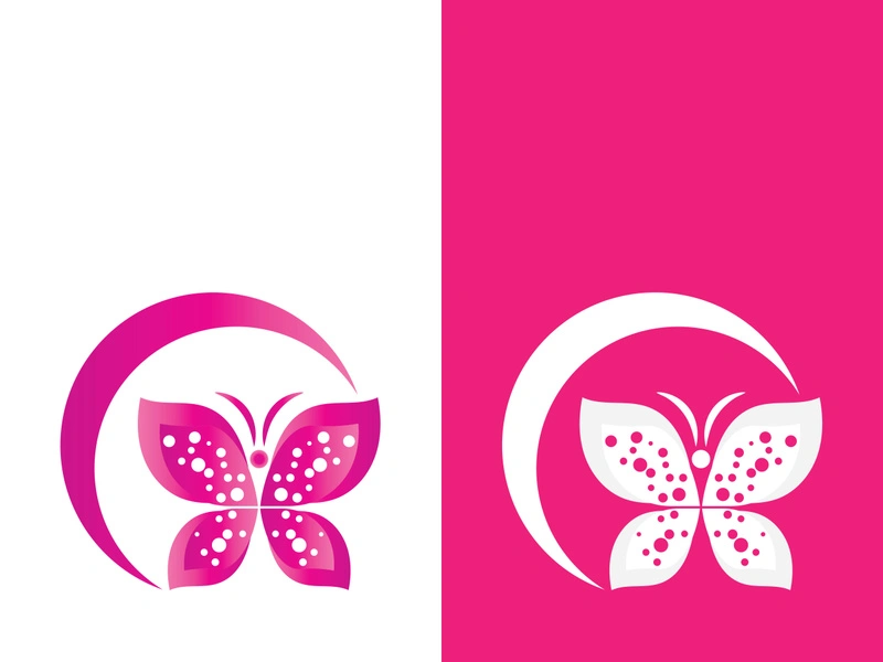 Beauty butterfly vector icon design