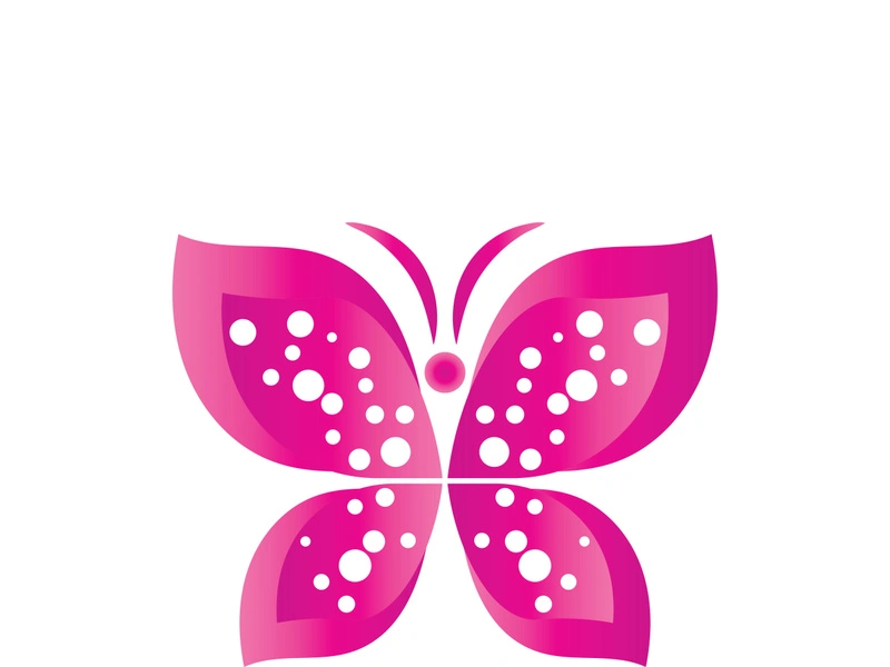 Beauty butterfly vector icon design