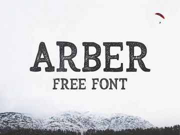 Arber Vintage Free Font preview picture