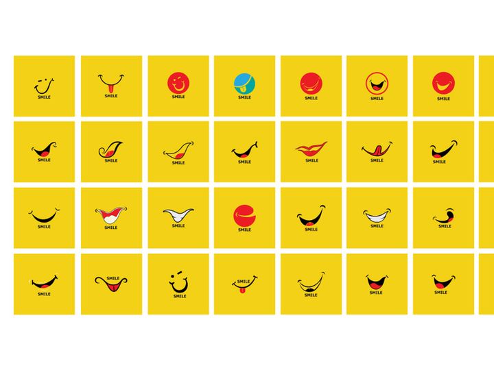 Smile Icon Vector Graphic template element