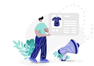 Social Media flat illustration
