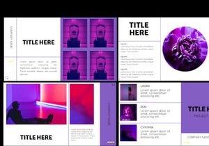 Violet Presentation Template