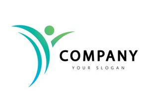 Health people life logo sign vector illustration
