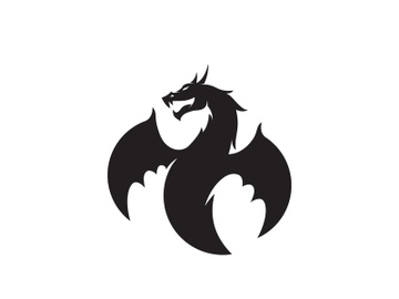 Dragon icon vector illustration design preview picture