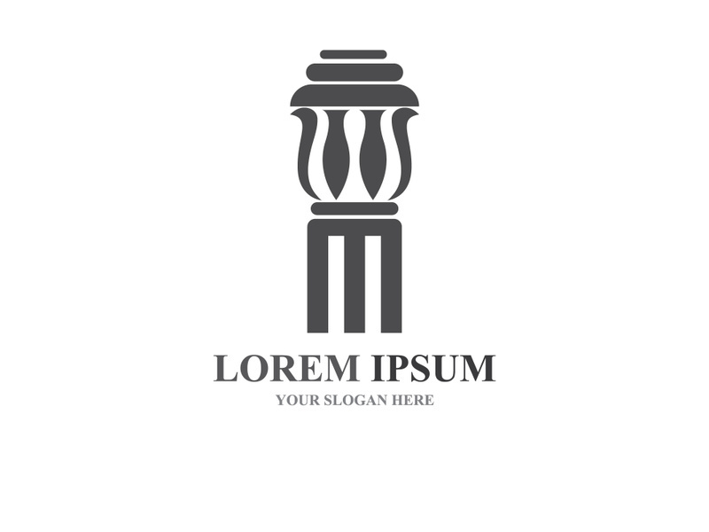 column Logo and symbol Template