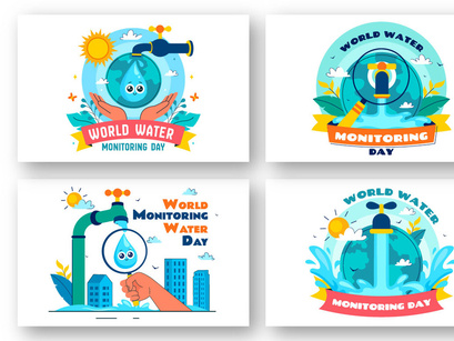 10 World Water Monitoring Day Illustration
