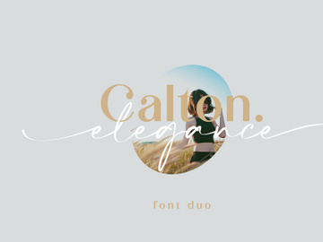 Calton Elegance Font Duo preview picture