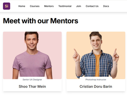 Si Educational Free NextJs Landing Page Template