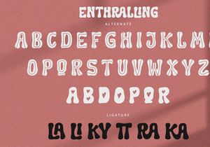 Enthralling - Display Font