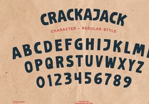 Crackajack - Vintage Font