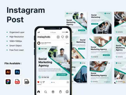 Business Marketing Agency Instagram Post