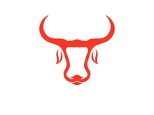 Devil horn red logo icon