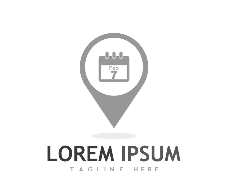 Calendar logo design.