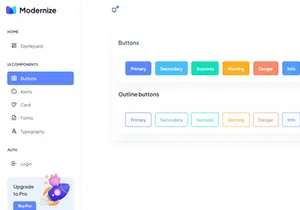 Modernize Free Tailwind Admin Dashboard Template