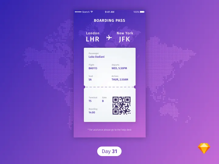 Boarding Pass [Sketch]