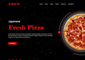 Creative Pizza Restaurant  Landing Page