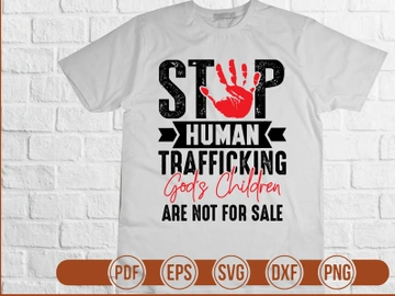 Stop Human Trafficking Gods Children are not for Sale preview picture
