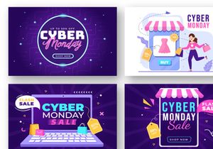 17 Cyber Monday Illustration