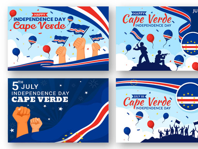 12 Cape Verde Independence Day Illustration
