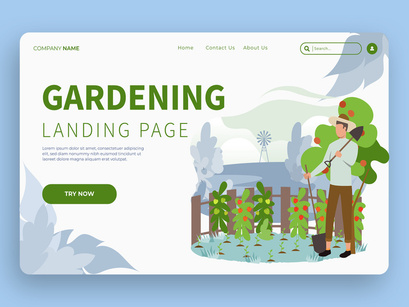 [Vol. 10] Outdoor Activity - Landing Page Illustration