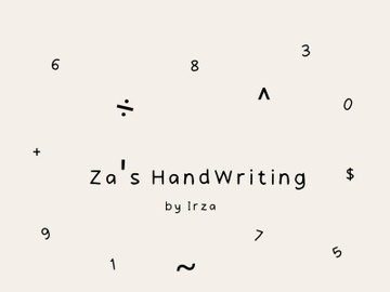 Za's Handwriting preview picture