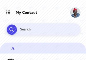 Contact Book App UI