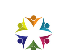Community logo business template and icon people vector