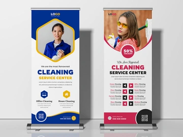 Cleaning Service Roll Up Banner Ver-2 preview picture