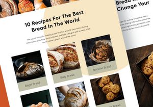 Bread.lur - Bread Culinary Landing Page