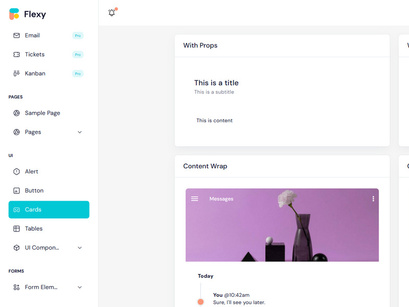 Flexy Free Nuxtjs Admin Template