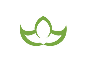 Vegan leaf green eco logo nature preview picture