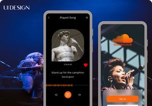 Sound cloud spalsh screen redesign