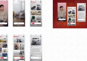 Pinterest Redesign UI Kit for Figma - 6 Screens for a Fresh and Modern Look