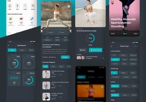 FitMeal - Workouts & Meal Planner | Fitness Mobile UI Kit