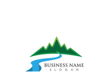 Mountain icon Logo Template Vector illustration design