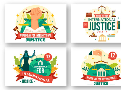 12 Day of Justice Illustration
