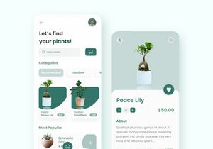 Plant Paradise Store App Design