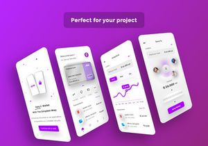 Paypal Wallet App UI Kits