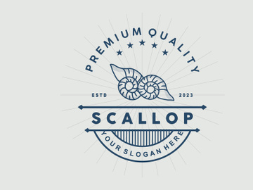 Seashell Logo, Inspirational Scallop Design preview picture