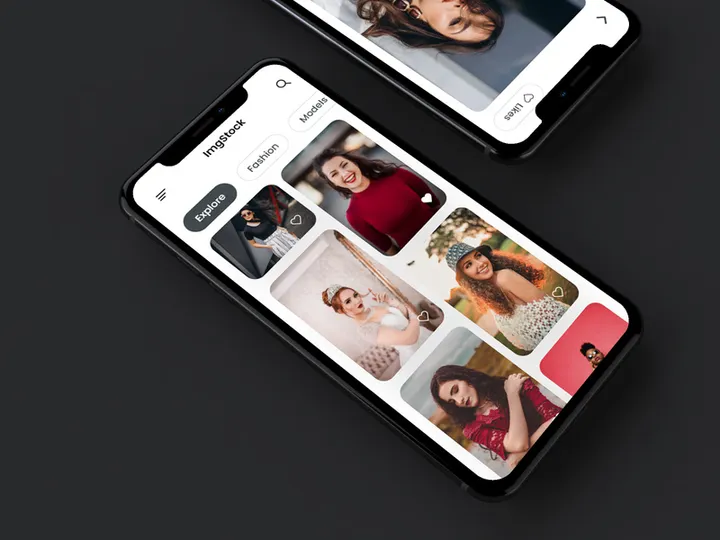 Free Stock Image App UI Kit