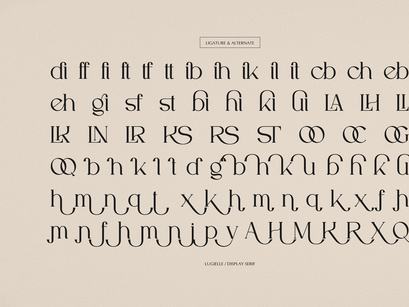 Lugielle | Modern Display Serif