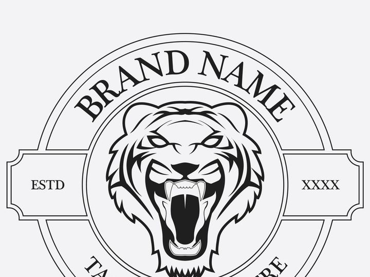 Tiger logo vintage