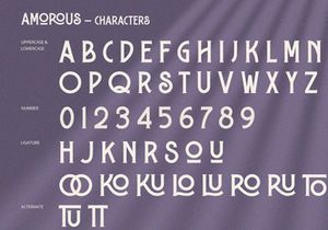 Amorous - Serif Font