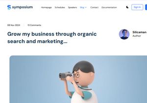 Symposium Free NextJs Website Template