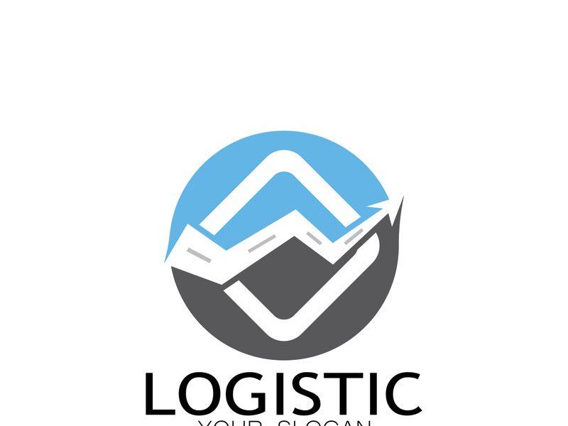 logistics logo icon illustration vector design  distribution symbol  delivery of goods  economy  finance