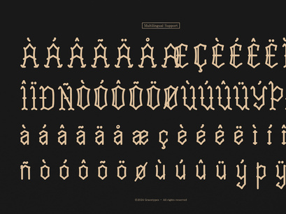 Quick Oge | Blackletter Typeface