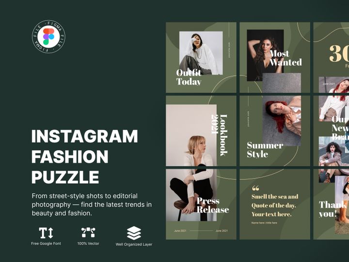 Instagram Fashion Puzzle