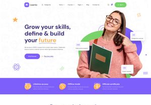 Learnio - LMS and Online Course Figma Template