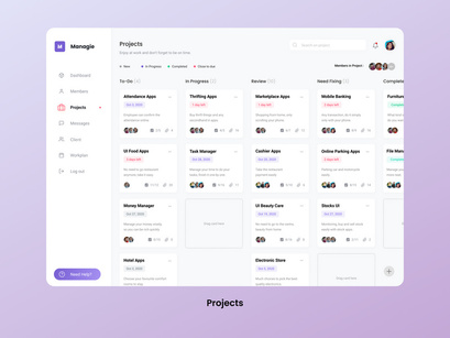 Managie - Project Management Saas App